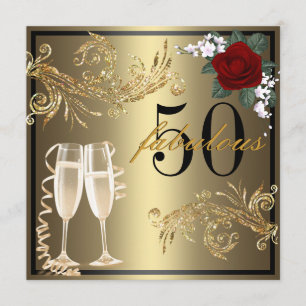 Dansschoenen - Fantastische uitnodiging voor 50e v