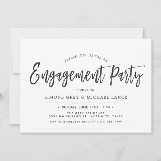 Dansscript | Minimaal stijlvolle feestdag Kaart (Voorkant)