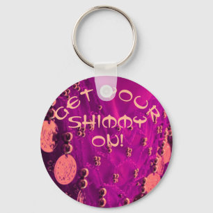 Danssjaal met sleutelhanger van munten