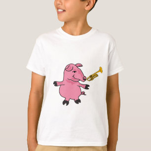 Dansvarken met een T-shirt voor Trumpet
