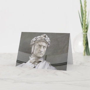 Dante Alighieri Blank Note Kaart