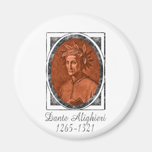 Dante Alighieri Magneet (Voorkant)