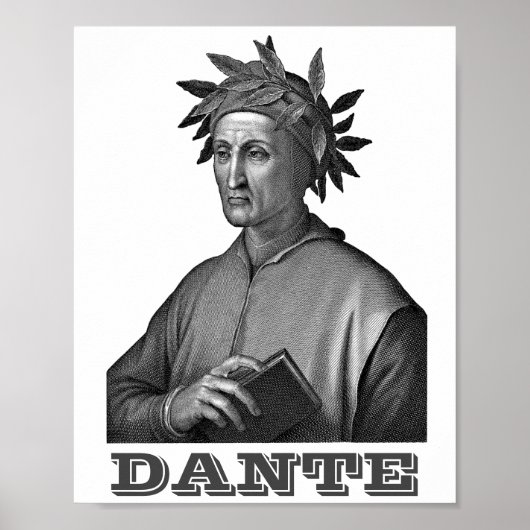 Dante Alighieri Poster (Voorkant)