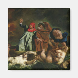 Dante and Virgil in the Underworld, 1822 Magneet