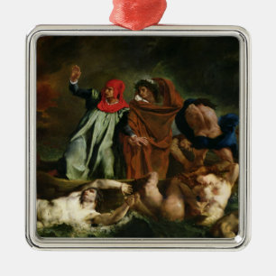 Dante and Virgil in the Underworld, 1822 Metalen Ornament
