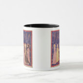 Dante en Beatrice met de Zagen van het Paradijs Mok (Midden)