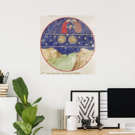 Dante en Beatrice Poster