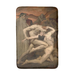 Dante en Vergilius in de hel (door Bouguereau) Badmat