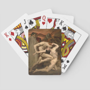 Dante en Vergilius in de hel (van Bouguereau) Pokerkaarten