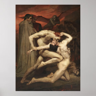Dante en Virgil Gothic kunst Print