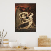 Dante en Virgil Gothic kunst Print (Keuken)