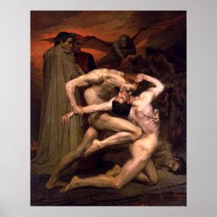 Dante en Virgil Poster