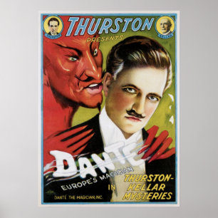 Dante Europe's Magicische Vintage Poster