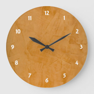 Dante Faux Finish Round Walllock Grote Klok