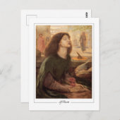Dante Gabriel Rossetti #42 - Carte postale Art (Devant / Derrière)