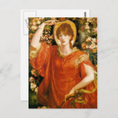 Dante Gabriel Rossetti Art Briefkaart (Voorkant / Achterkant)