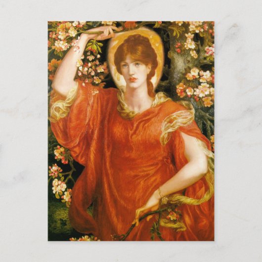 Dante Gabriel Rossetti Art Briefkaart (Voorkant)