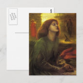Dante Gabriel Rossetti- Beata Beatrix Briefkaart (Voorkant / Achterkant)