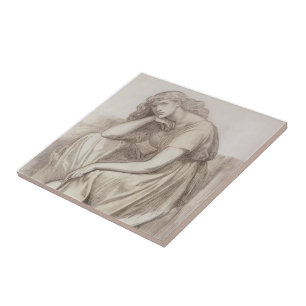Dante Gabriel Rossetti: Desdemona Tegeltje