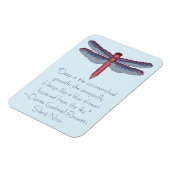Dante Gabriel Rossetti Dragonfly Quote Magneet (Linkerzijde)