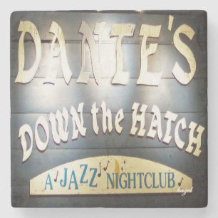 Dante is de Hatch Atlanta Marble Stone Coaste Stenen Onderzetter