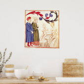 Dante, Virgil en de Plague-stricken Poster (Keuken)