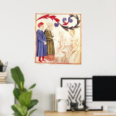 Dante, Virgil en de Plague-stricken Poster (Thuiskantoor)