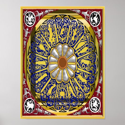 dante zodiac poster (Voorkant)