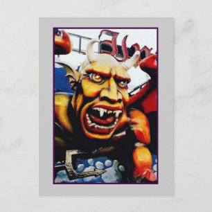 Dante's briefkaart Inferno Devil (Coney Island, NY