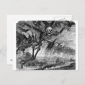 Dante's dood in het Sky briefkaart (Voorkant / Achterkant)