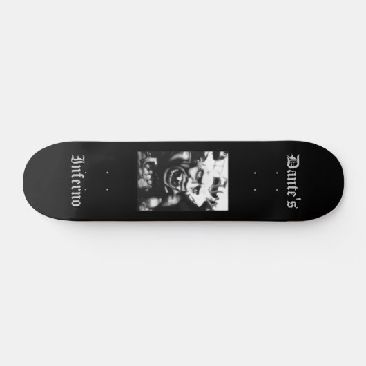 Dante's Inferno (Noir) Customisé Skateboard (Horz)