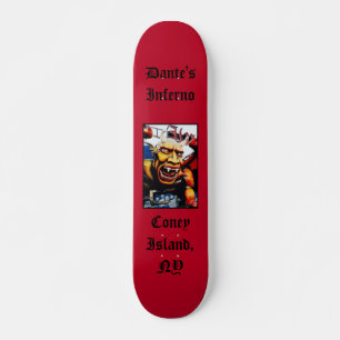 Dante's Inferno (Rood) Aangepaste Skateboard
