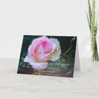 DANTES PARIDISO-Wenskaart Bedankkaart