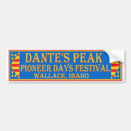 Dante's Peak Pioneer Days Bumpersticker (Voorkant)