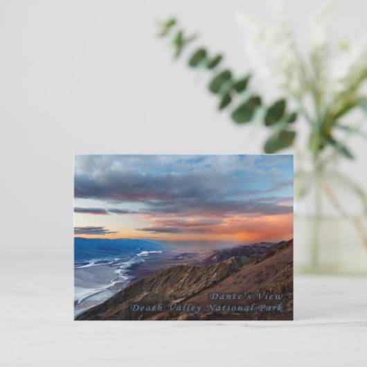 Dante's Uitzicht Death Valley National Park Briefk Briefkaart (Staand voorkant)