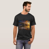 Danube River Bridge in Budapest Hungary  T-shirt (Voorkant volledig)