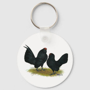 D'Anvers Black Bantams Sleutelhanger