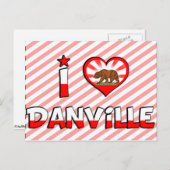 Danville, CA Briefkaart (Voorkant / Achterkant)
