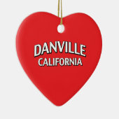 Danville California Keramisch Ornament (Rechts)