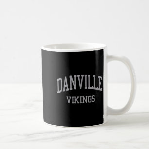 Danville High School heeft Danville Il Retro Sport Koffiemok