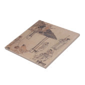 Danwon Giwaigi Roof Tiling Painting Tegeltje (Zijkant)