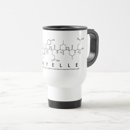 Danyelle peptide nom mug (Devant droit)