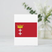 Danzig - Gdansk Flag Briefkaart (Staand voorkant)