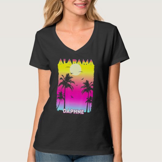 Daphne Alabama Al Summer Sunset T-shirt (Voorkant)