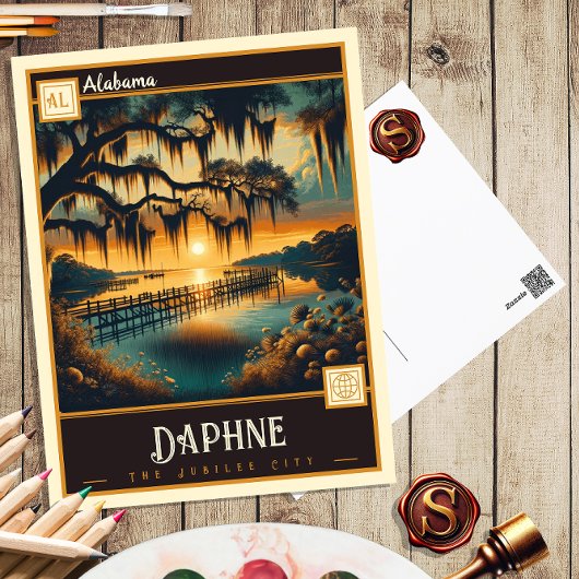Daphne, Alabama |  Briefkaart
