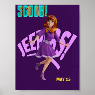 Daphne Blake Scoob! Titel Jeepers Poster