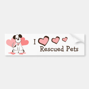 Daphne de Geadopteerde Hond Bumpersticker