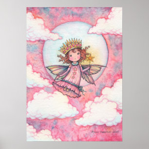 Daphne Fairy Princess Art beroemd gemaakt door Mol Poster