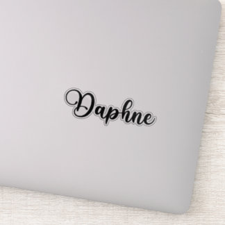 Daphne Naam - Handgeschreven kalligrafie Sticker
