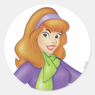 Daphne Smiling Ronde Sticker